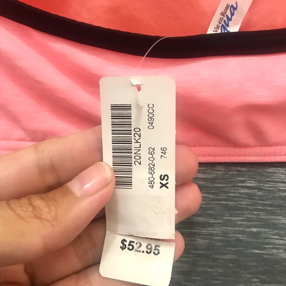 La Vie en Rose Tankini bathing suit top - Picture 3 of 4